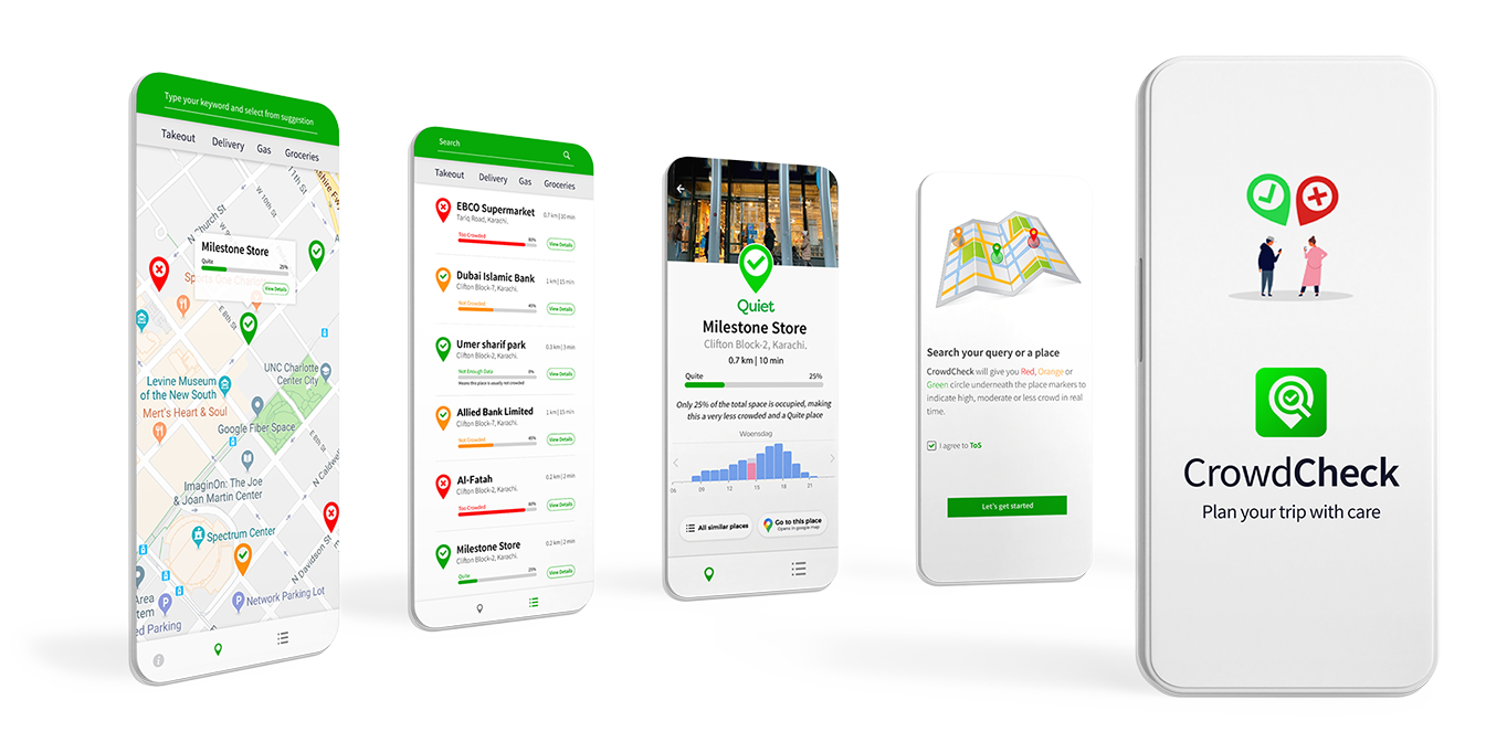 CrowdCheck - Real-time crowd insights mobile app