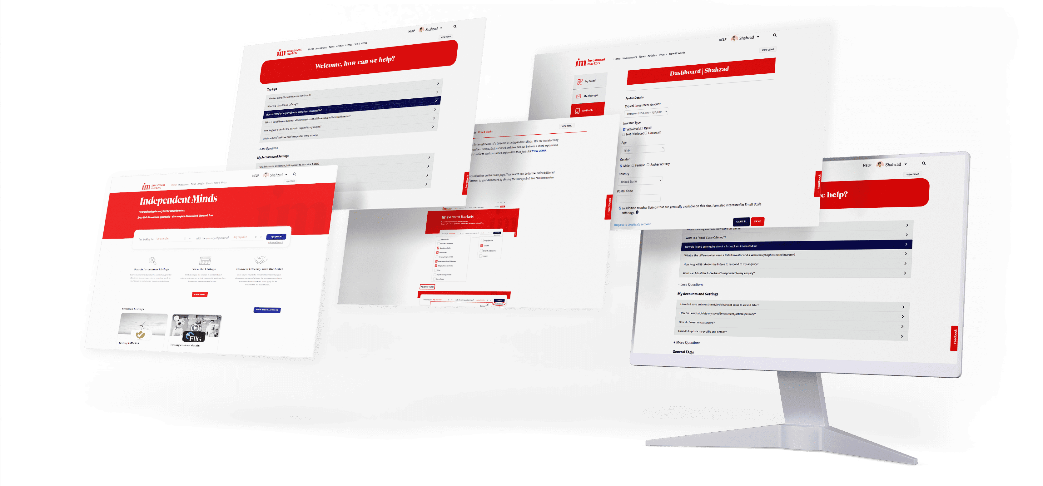 Investment Markets - Financial platform for investors