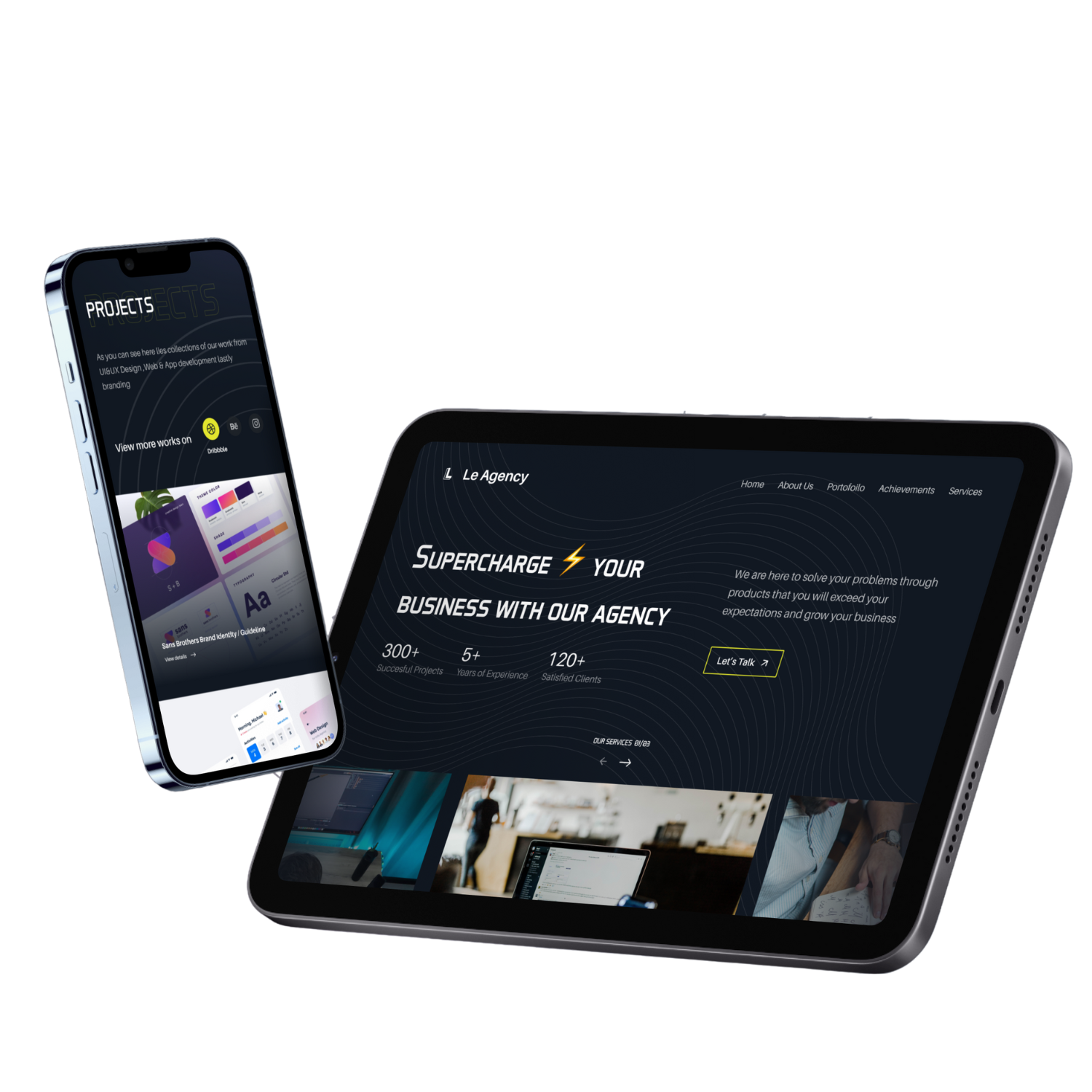 Laravel development illustration